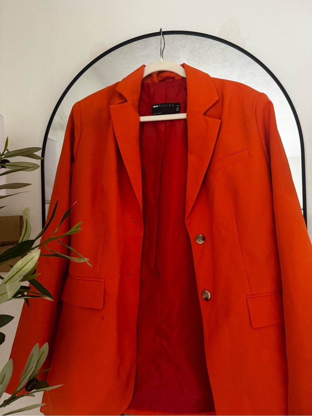 ASOS Tall Orange Power Suit